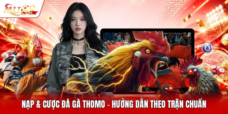 Nạp & Cược Đá Gà Thomo - Hướng Dẫn Theo Trận Chuẩn